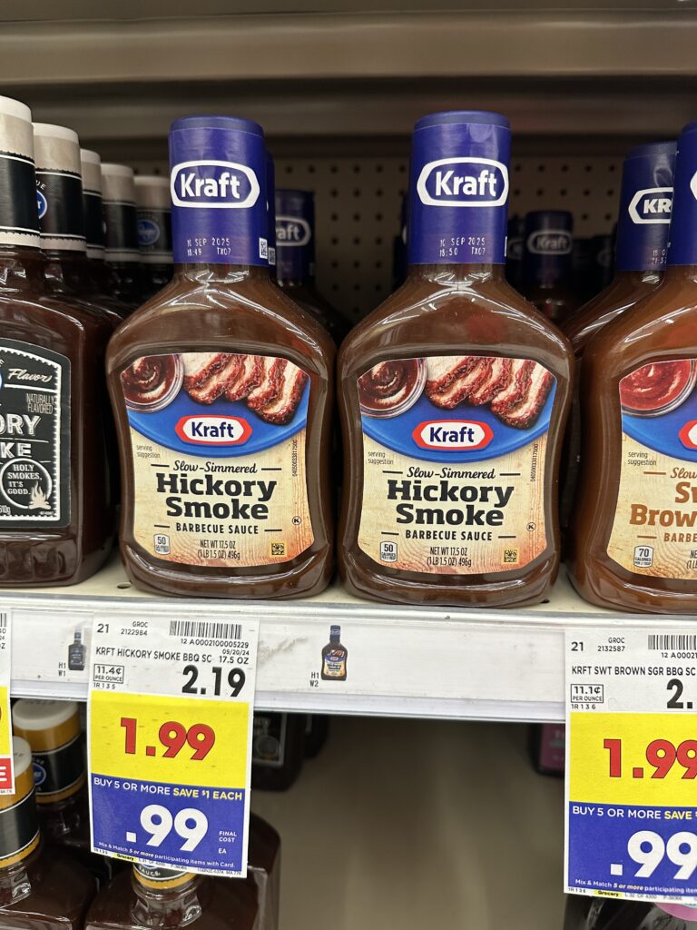 kraft bbq sauce kroger shelf image (1)