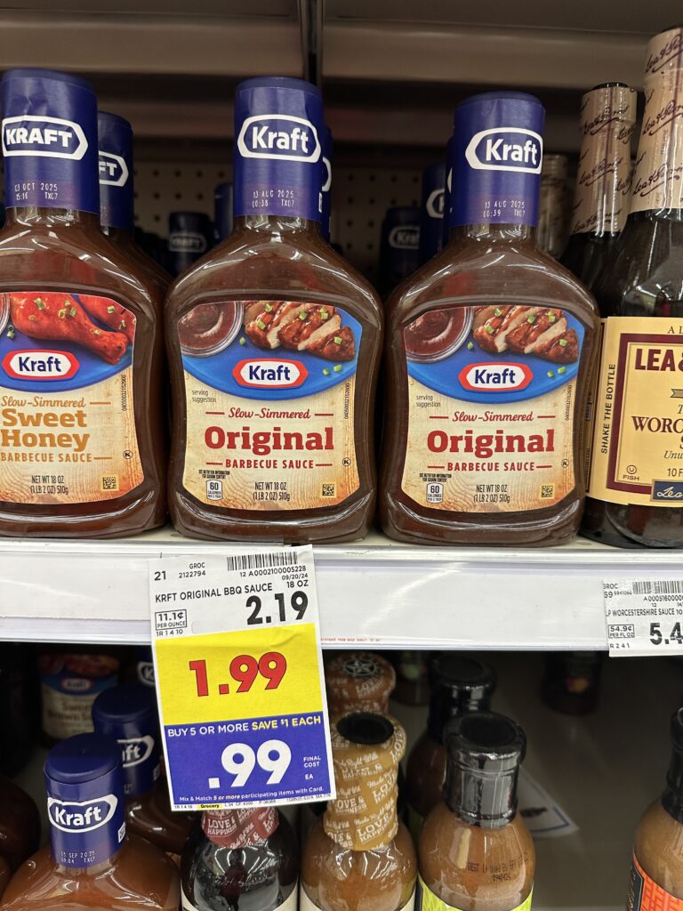 kraft bbq sauce kroger shelf image (1)