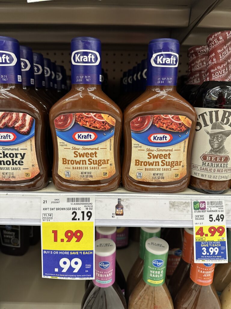 kraft bbq sauce kroger shelf image (1)