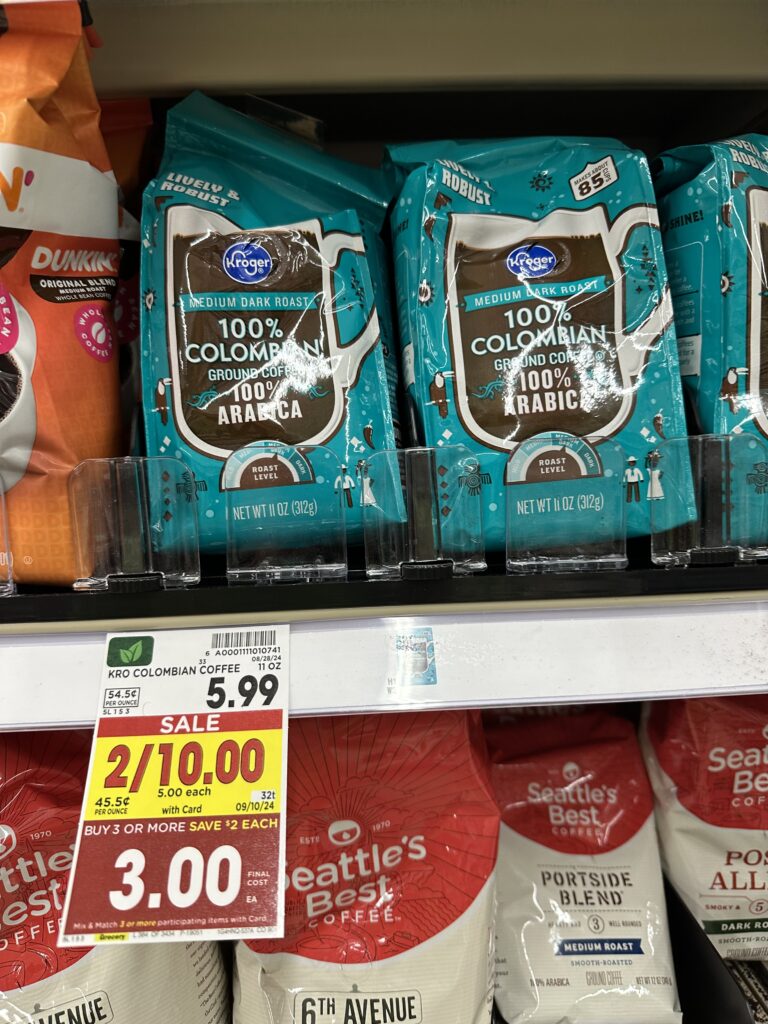 kroger bagged coffee shelf image (1)