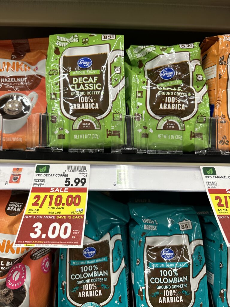 kroger bagged coffee shelf image (1)