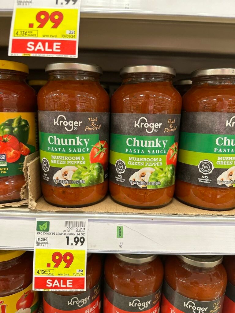 kroger pasta sauce shelf image (1)