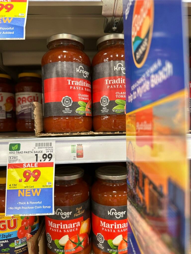 kroger pasta sauce shelf image (1)