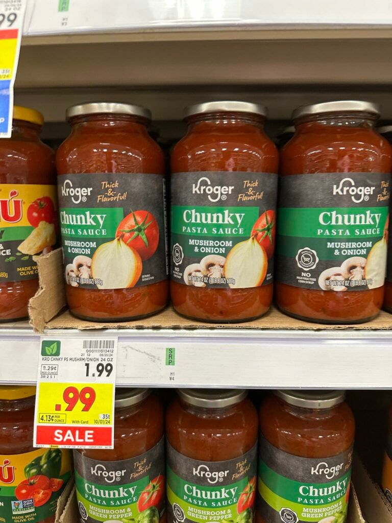 kroger pasta sauce shelf image (1)