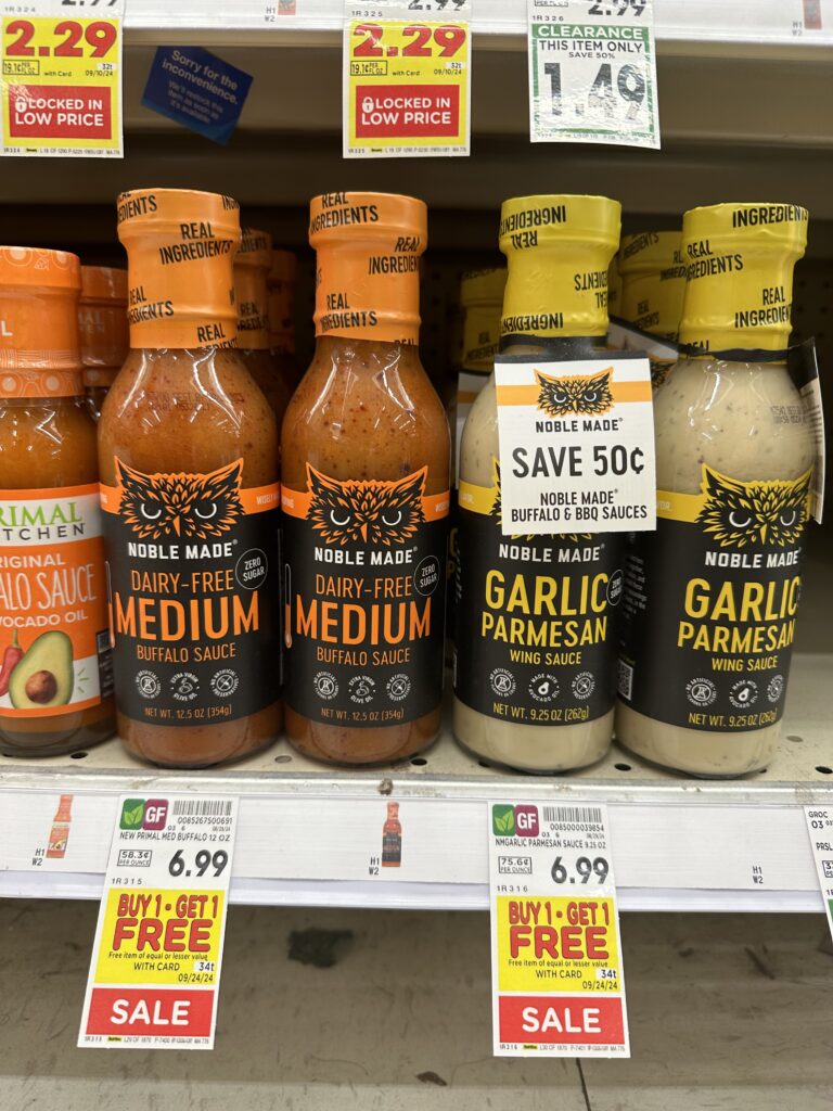 noble made sauces kroger shelf image (2)