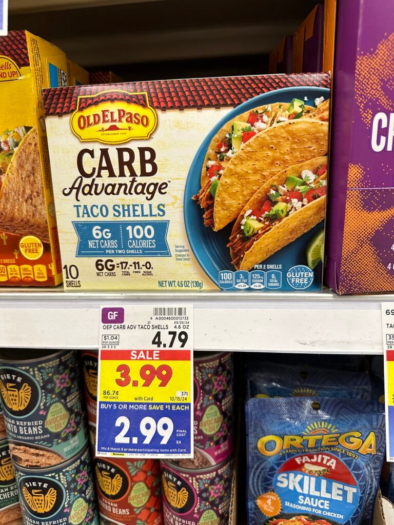 old el paso carb kroger shelf image