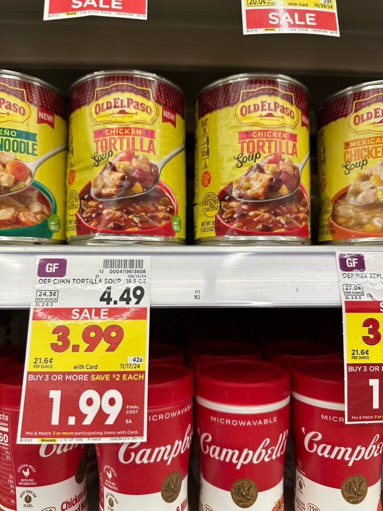 old el paso soup kroger shelf image (1)