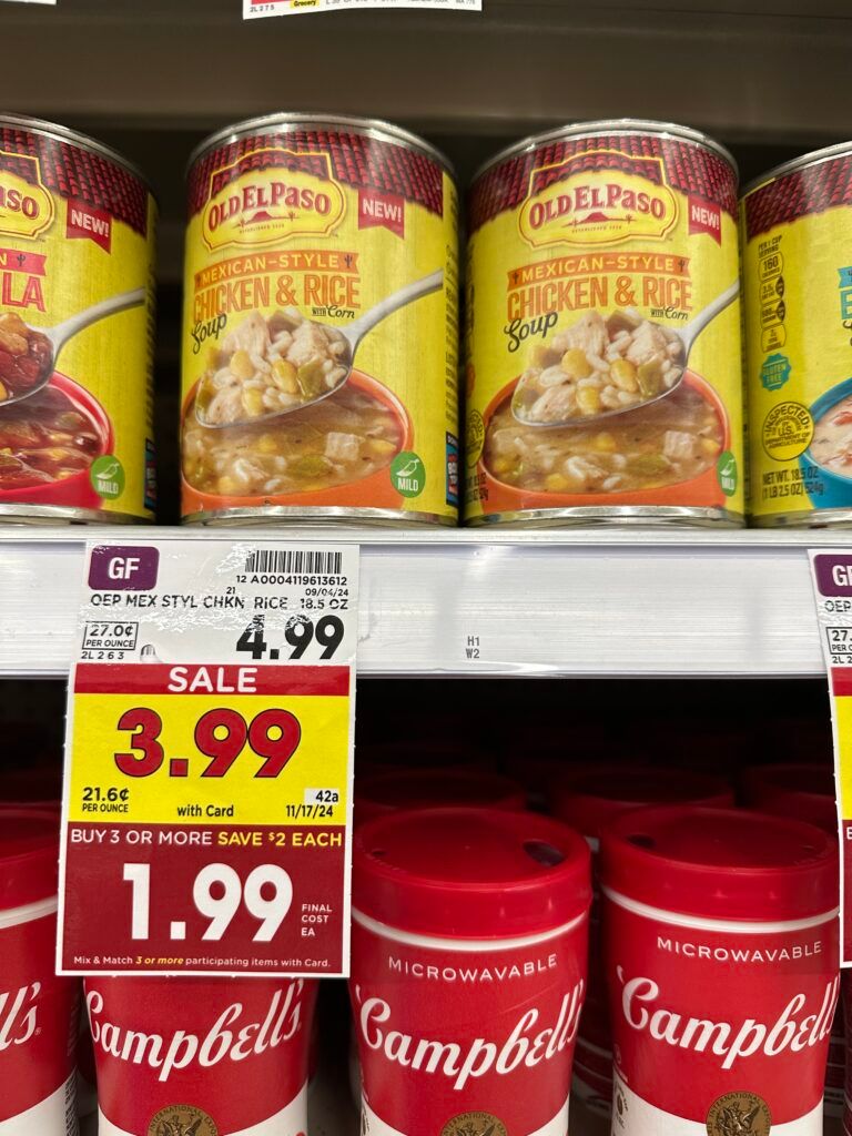 old el paso soup kroger shelf image (1)