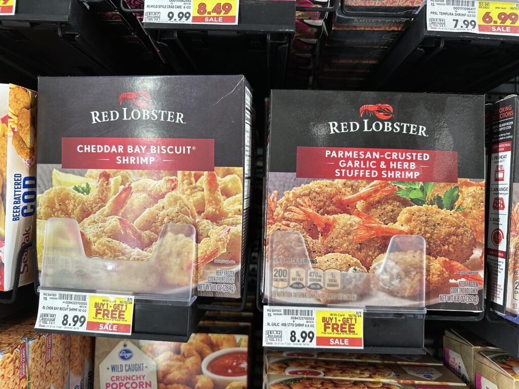 red lobster kroger shelf image