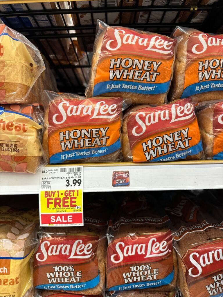 sara lee bread kroger shelf image (1)