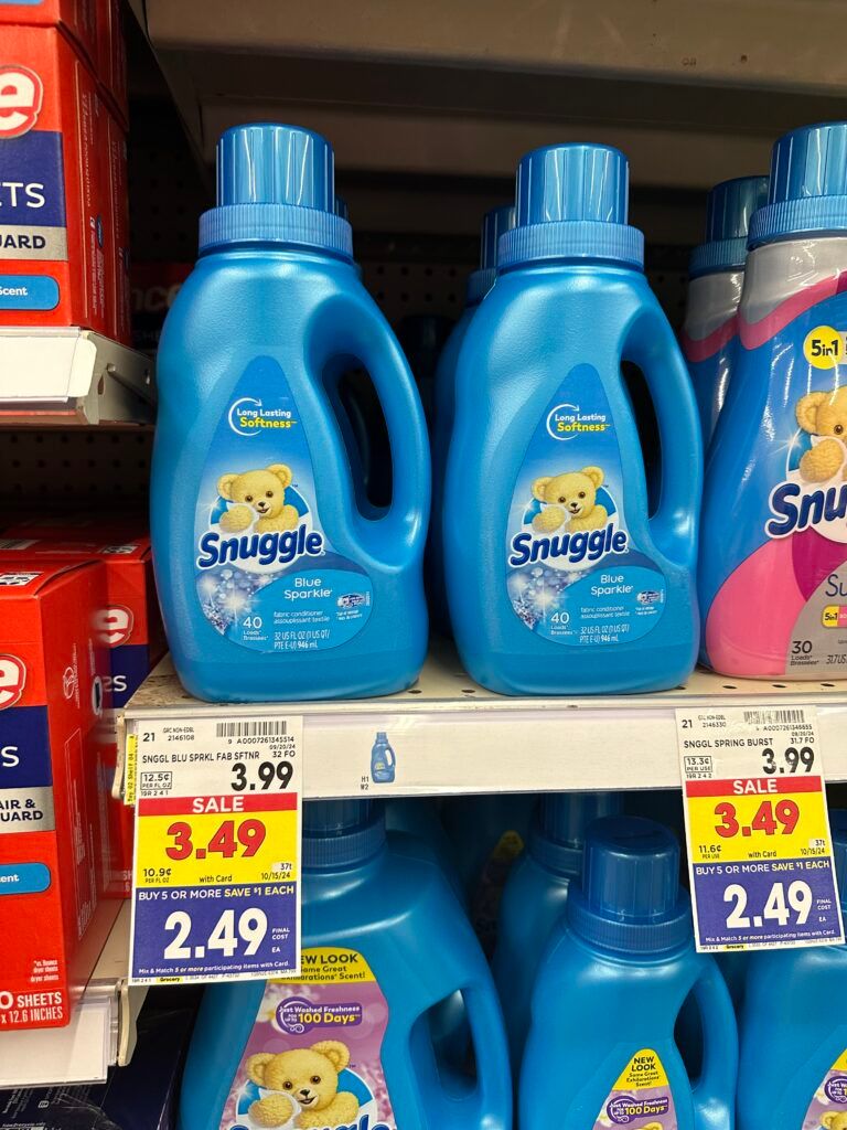 snuggle fabric softener kroger shelf image (1)