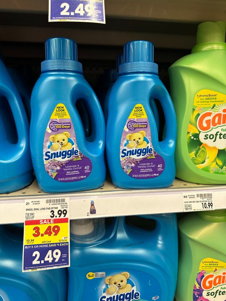 snuggle fabric softener kroger shelf image (2)