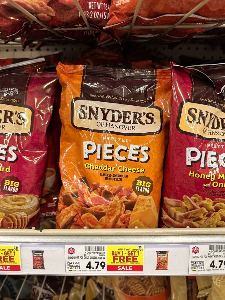 snyders pretzels kroger shelf image (1)