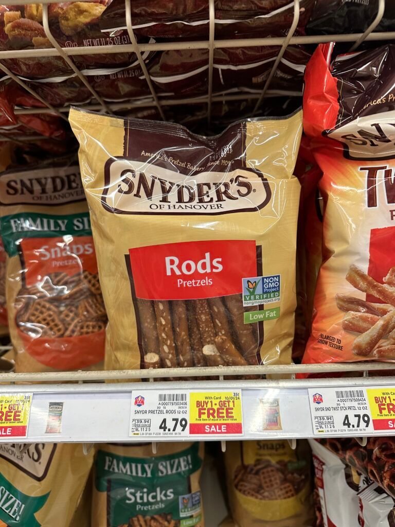 snyders pretzels kroger shelf image (1)