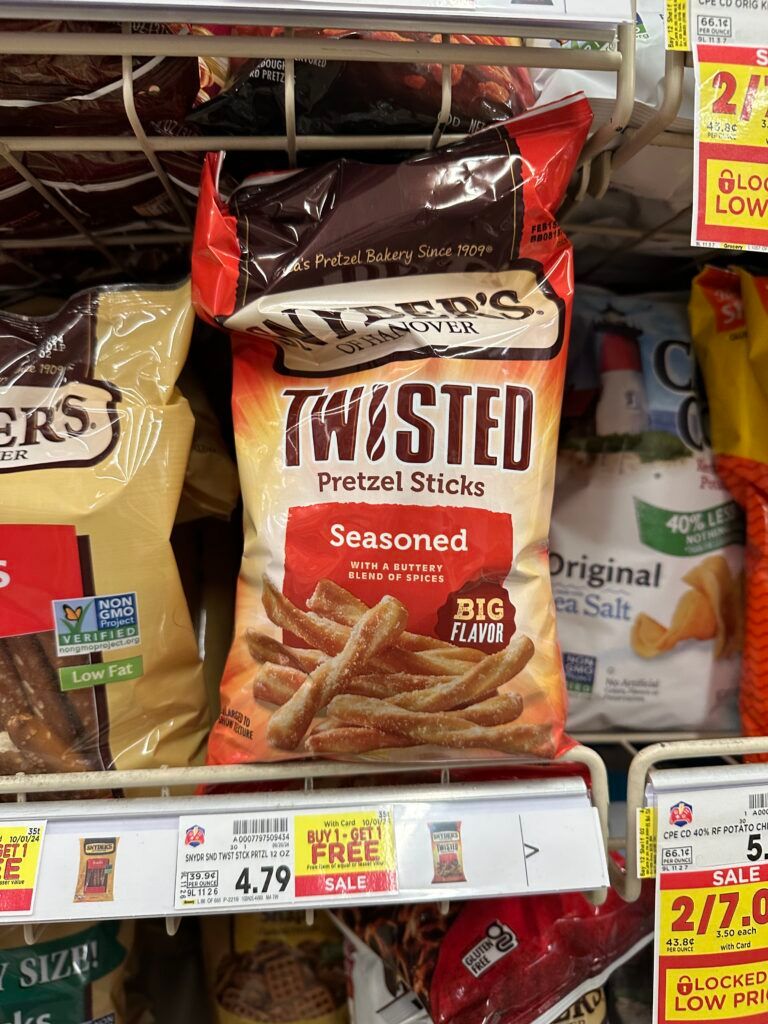 snyders pretzels kroger shelf image (1)