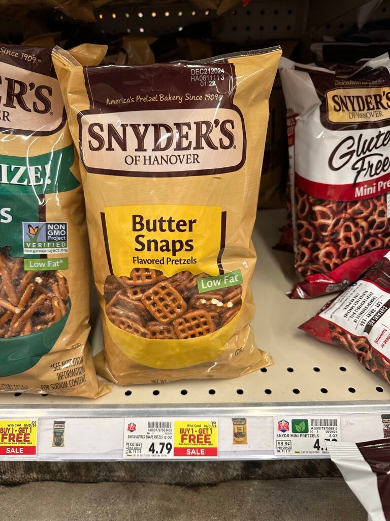 snyders pretzels kroger shelf image (1)