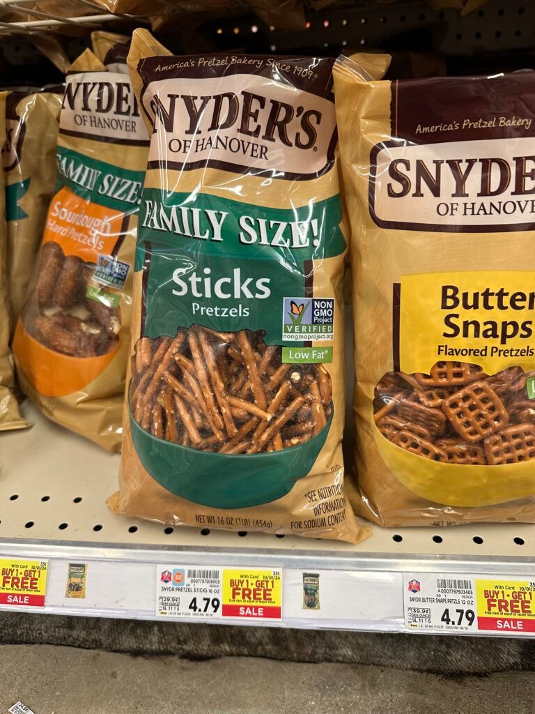 snyders pretzels kroger shelf image (1)