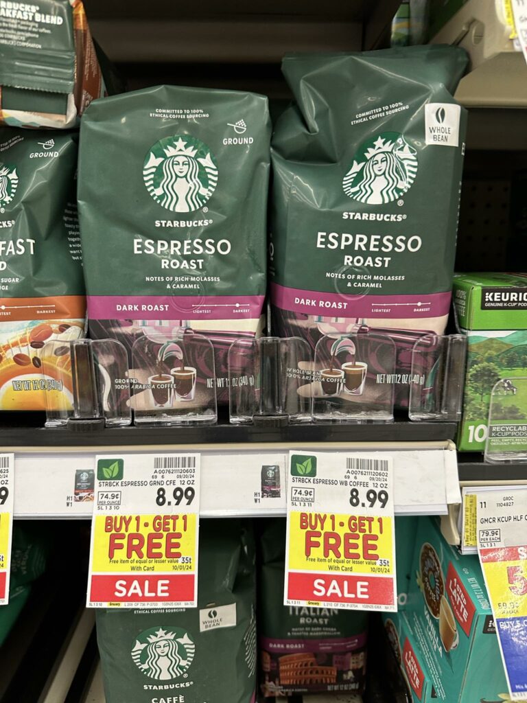 starbucks coffee kroger shelf image (1)