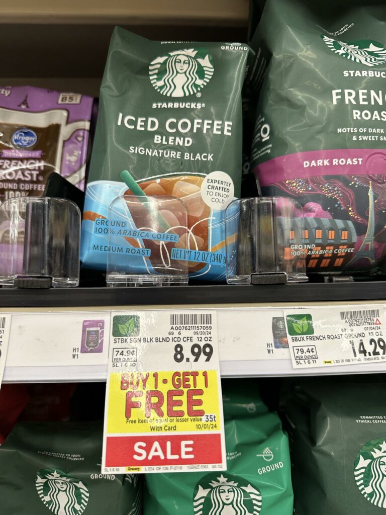 starbucks coffee kroger shelf image (1)