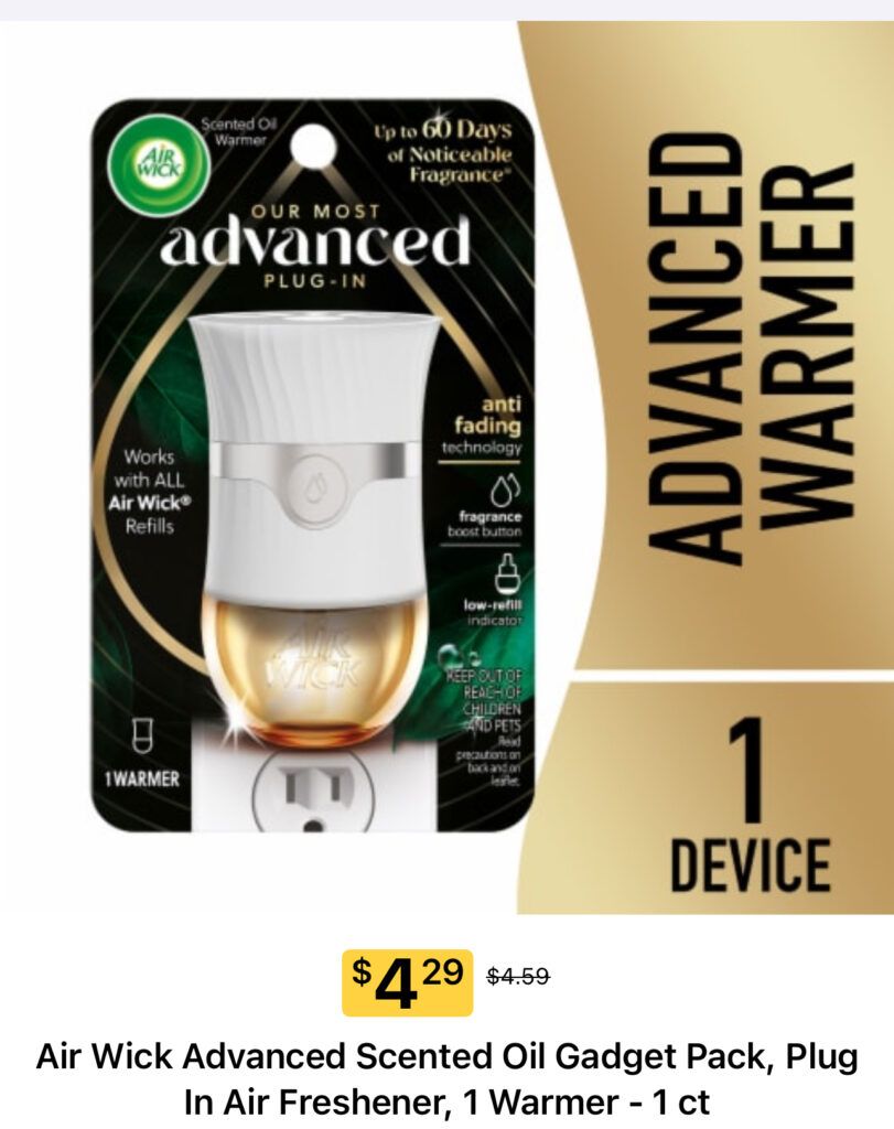 air wick kroger price image