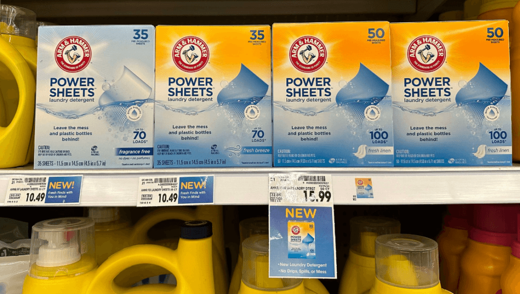 Arm & Hammer Power Sheets Kroger Shelf Image