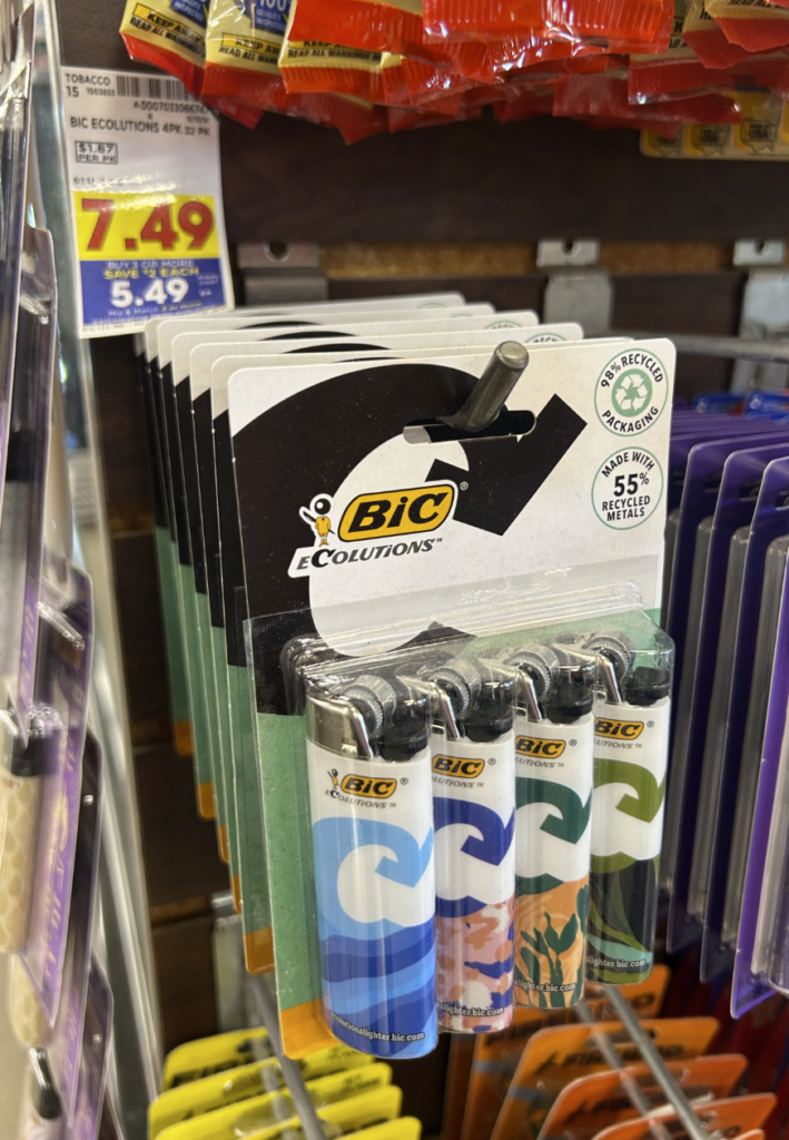 BIC Lighters Kroger Shelf Image