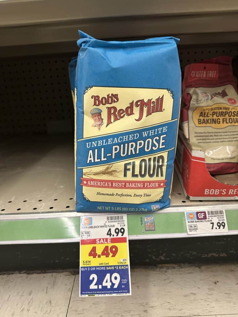 Bob's Red Mill Flour kroger shelf image (3)