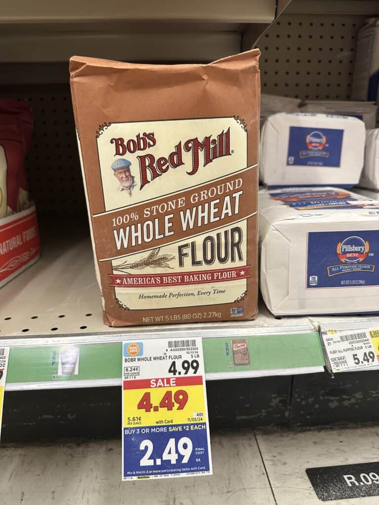 Bob's Red Mill Flour kroger shelf image (3)