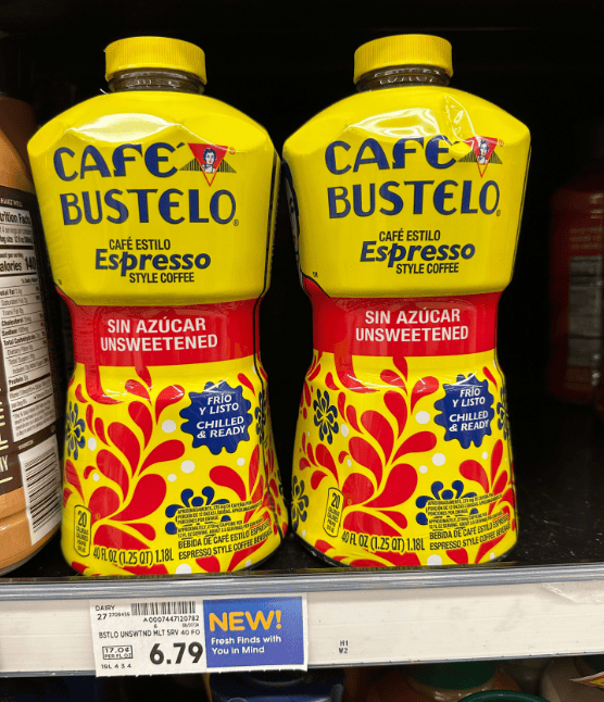 Cafe Bustelo Kroger Shelf Image