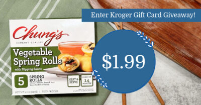 Chung's Vegetable Spring Rolls Kroger Krazy