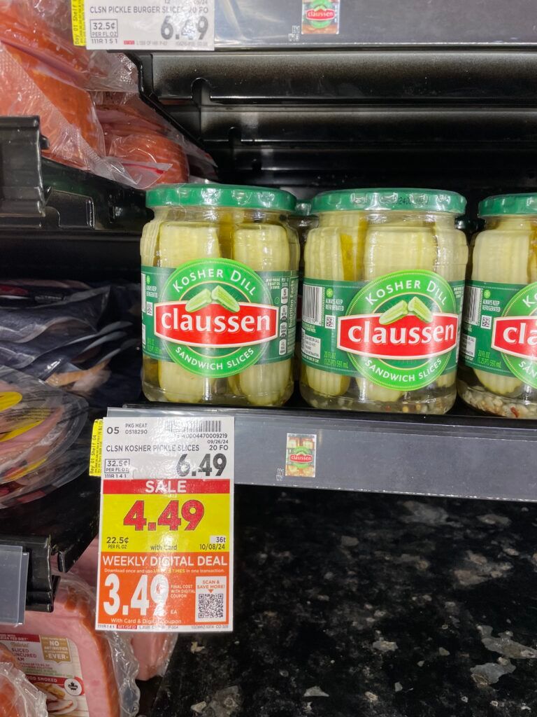 Claussen Pickles Kroger Shelf image 