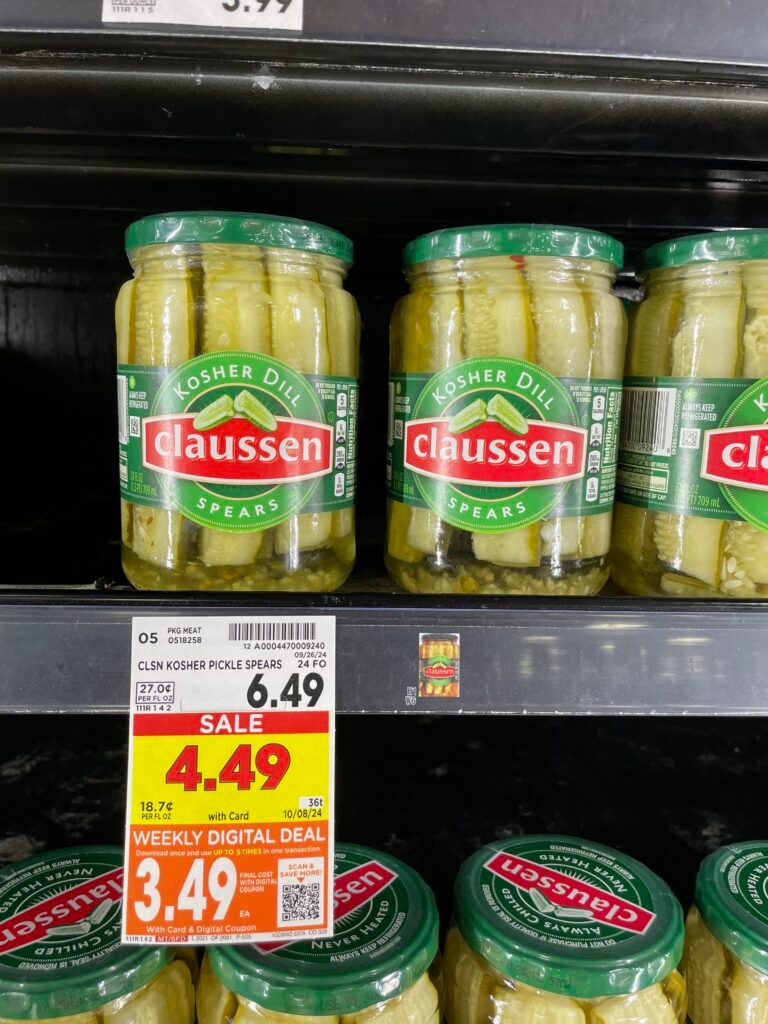 Claussen Pickles Kroger Shelf image 