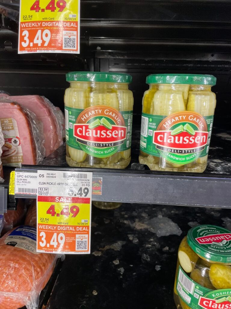 Claussen Pickles Kroger Shelf image 