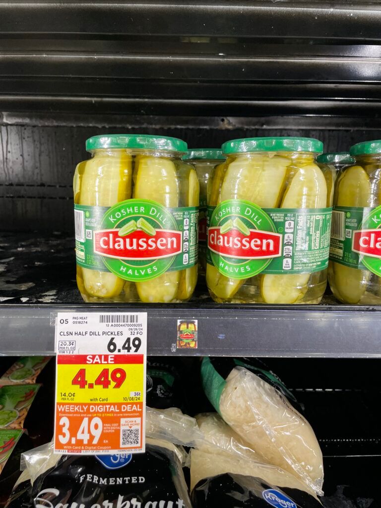 Claussen Pickles Kroger Shelf image 