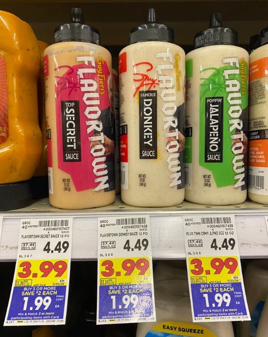 Flavortown Sauces Kroger Shelf Image