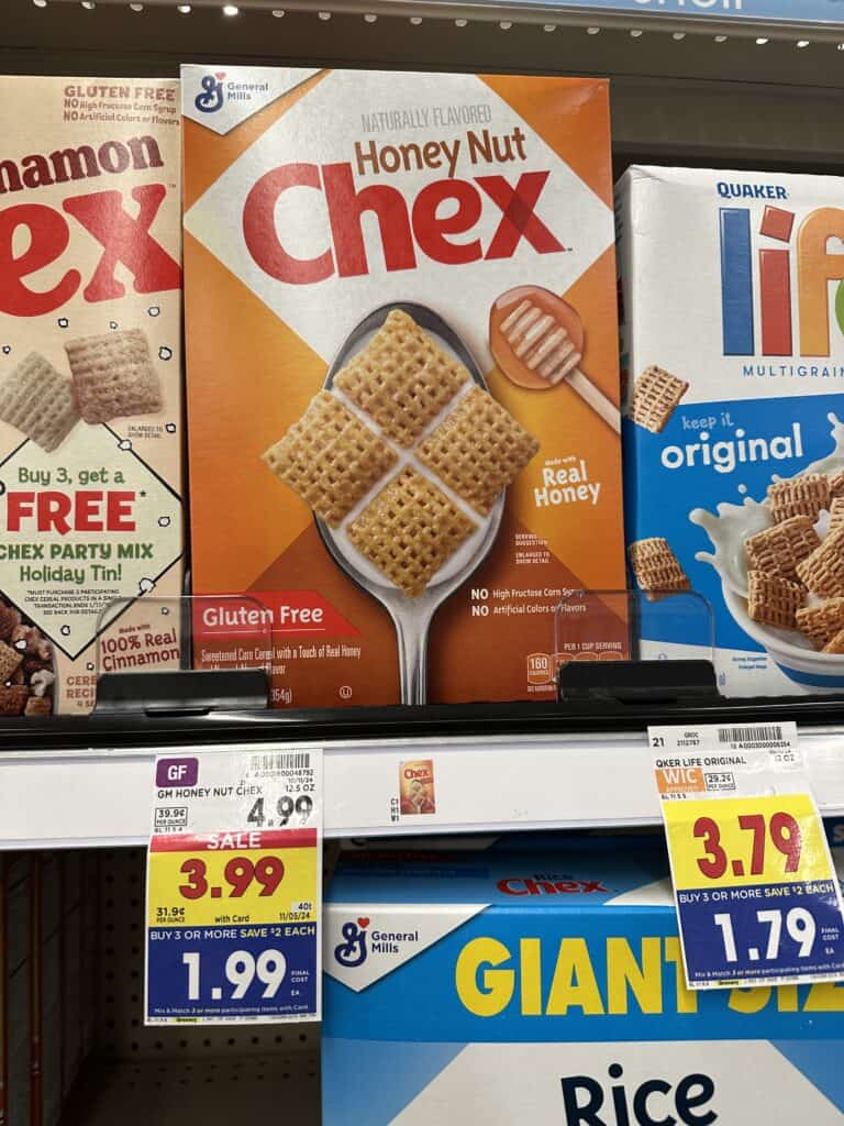 GM chex cereal kroger shelf image (1)