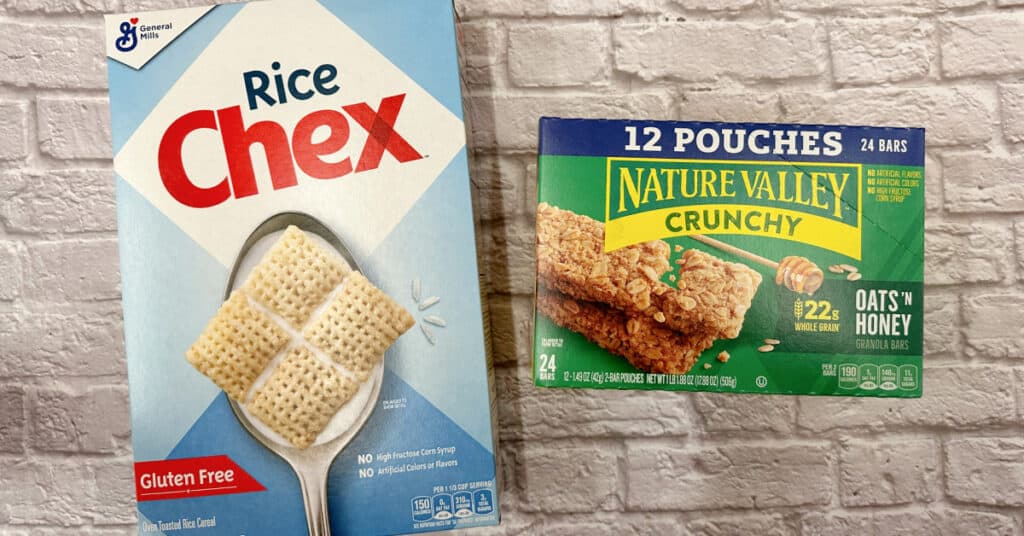 General Mills Rice Chex and Nature Valley Granola Bars Kroger