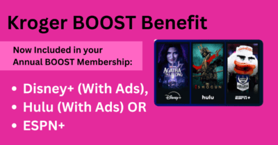 Kroger BOOST Benefit Kroger Krazy