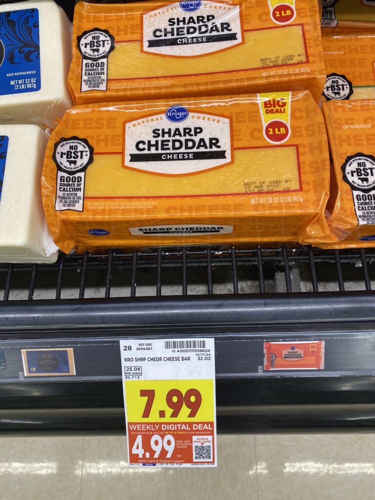 Kroger Cheese Shelf Image 