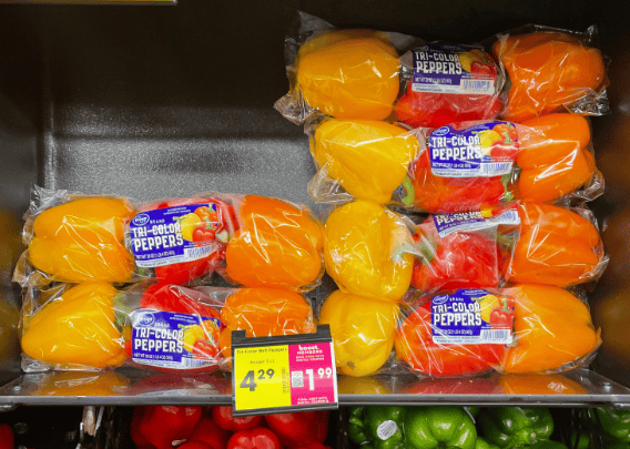 Kroger Tri-Color Peppers Shelf Image