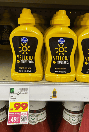 Kroger Yellow Mustard Shelf Image