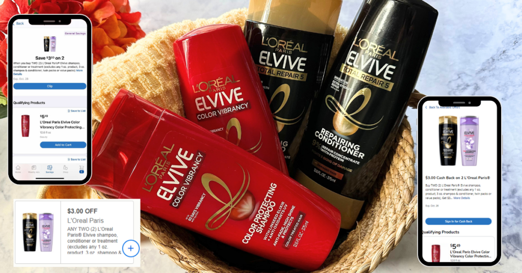 L'Oreal Elvive coupons kroger