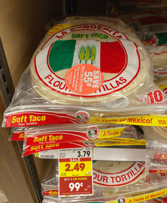 La Banderita Soft Tacos Kroger Shelf Image