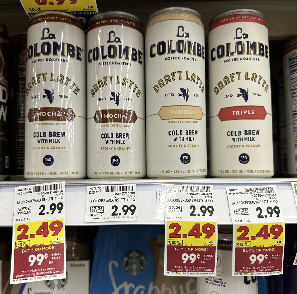 La Colombe Cold Brew Kroger Shelf Image