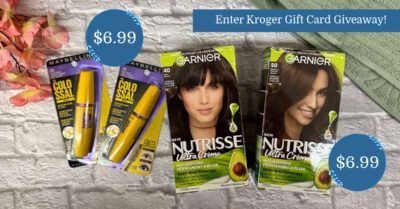 Maybelline Colossal Mascara and Garnier Nutrisse Hair Colors Kroger Krazy