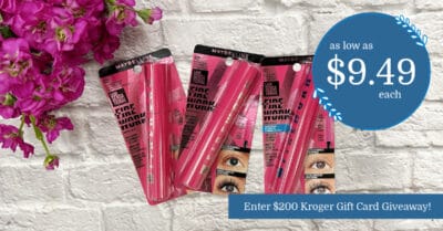 Maybelline New York Firework Mascara Kroger Krazy