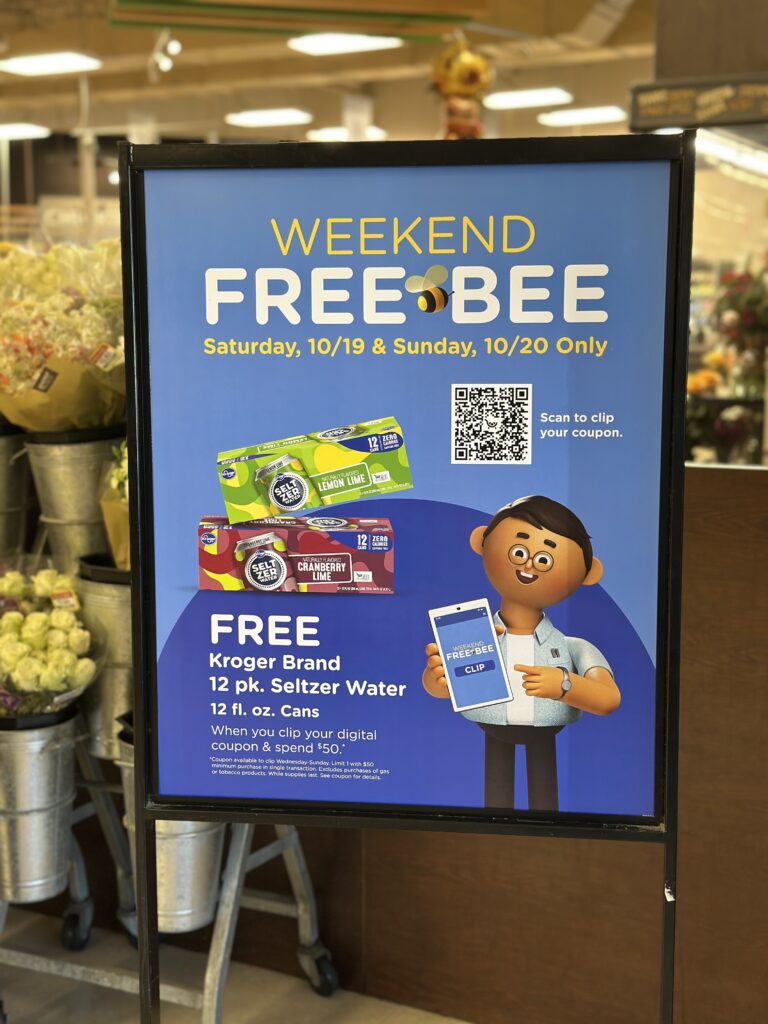 kroger weekend free bee