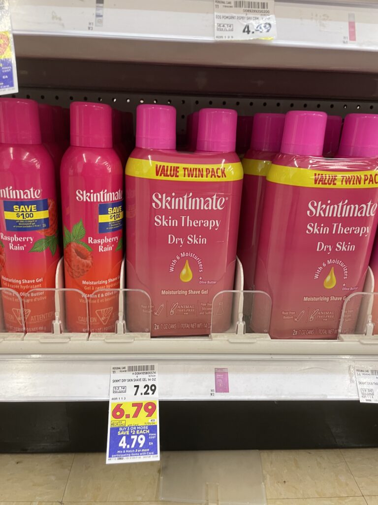 skintimate kroger shelf image