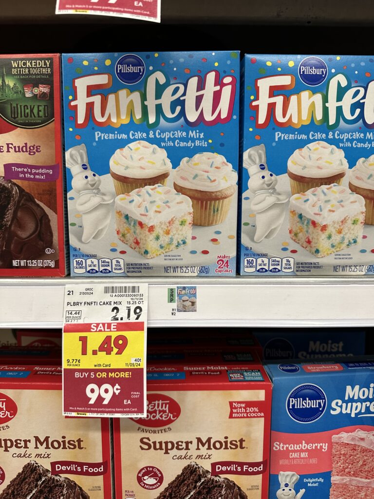 pillsbury cake mix kroger shelf image