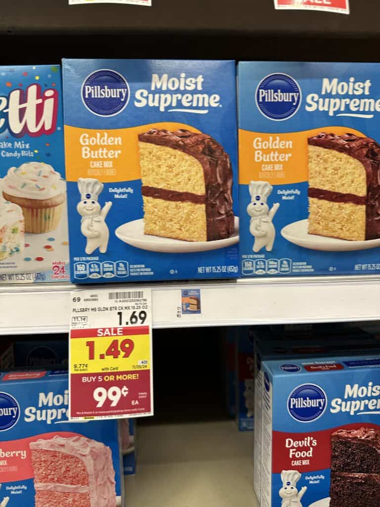 pillsbury cake mix kroger shelf image